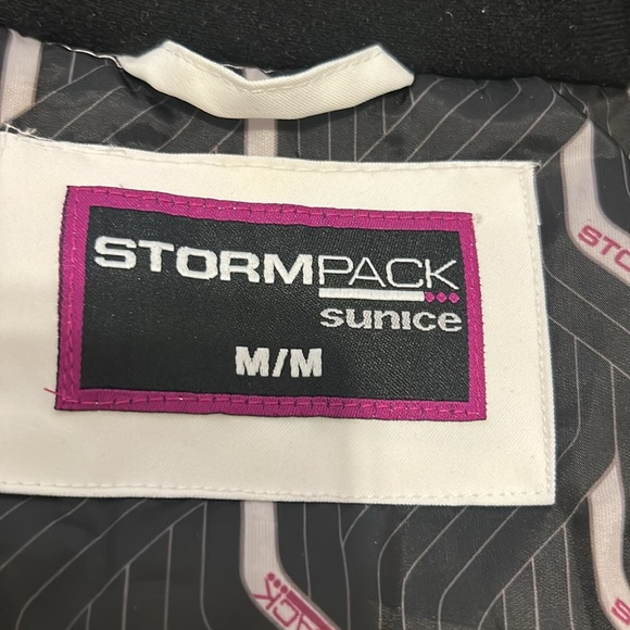 Sunice Stormpack White Softshell Jacket High Collar Thumbholes Women’s Size M - Picture 5 of 17